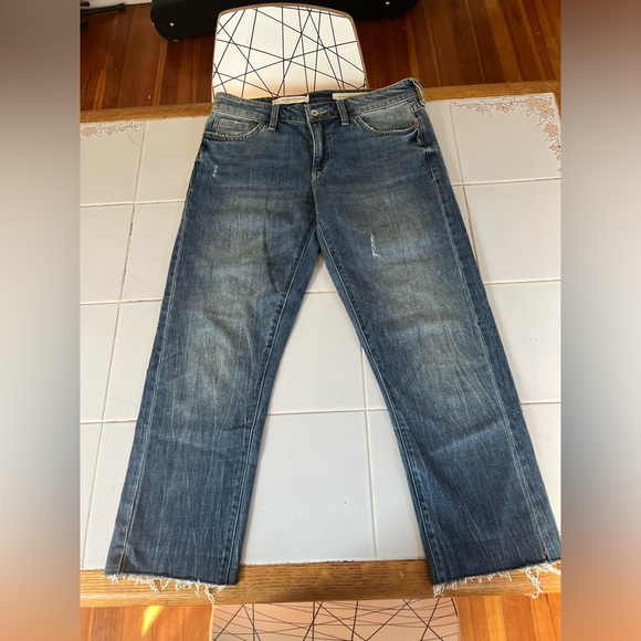 Pilcro and the Letterpress by Anthropologie Slim Boyfriend Jeans in Size 27 - Picture 2 of 8